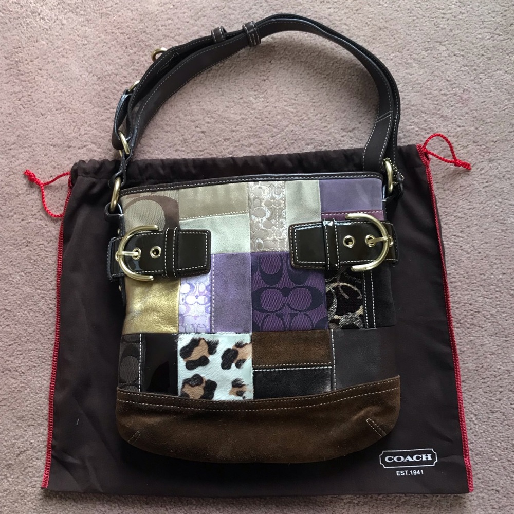 *AUTHENTIC* Coach Bag with Patches